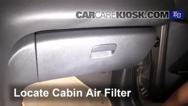 2011 Peugeot 3008 HDi Sport 1.6L 4 Cyl. Turbo Diesel Air Filter (Cabin) Replace